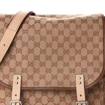 Gucci GG Monogram Diaper Bag Beige Ruggine Natural Antique Rose 10 of 11