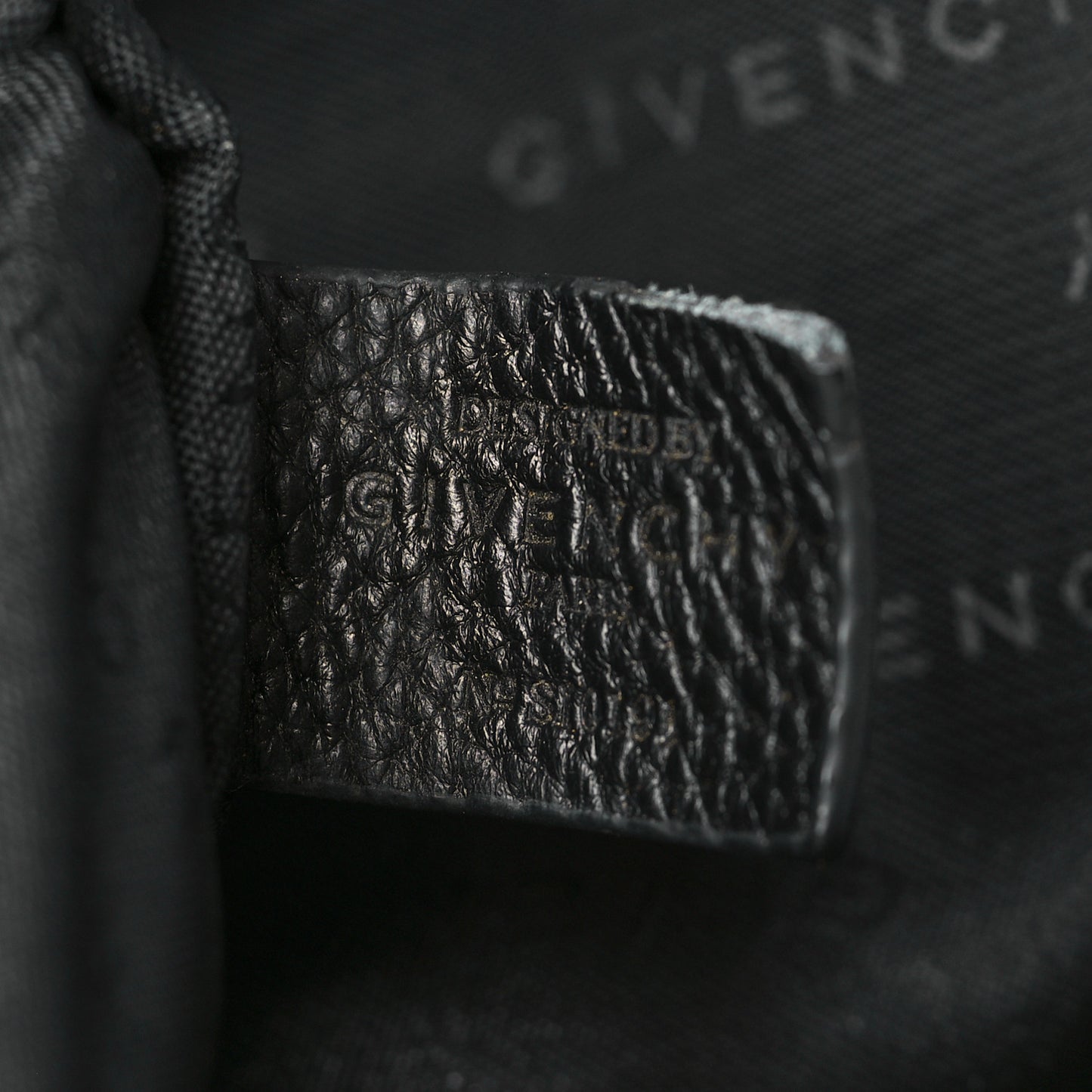 Nylon Calfskin Studded Backpack Black