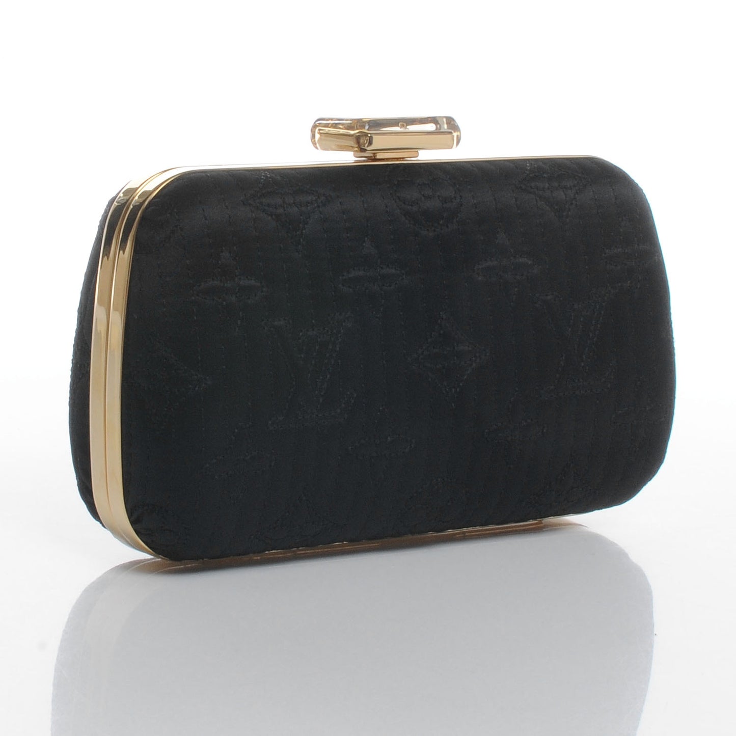 Monogram Motard Minaudiere Clutch Black
