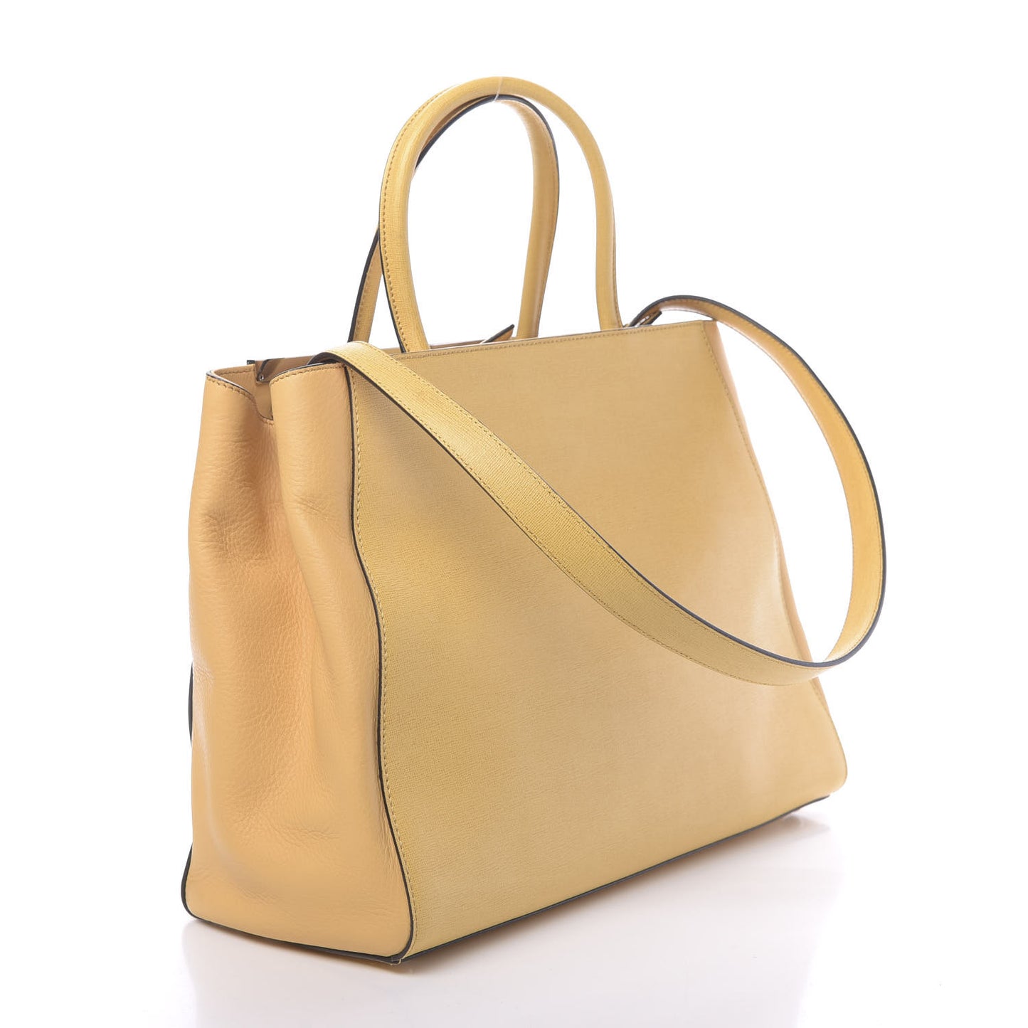 Vitello Elite Flamingo Regular 2Jours Tote Giallo Alchemy