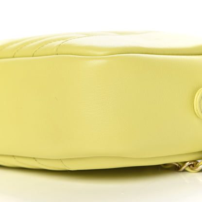 Chanel Calfskin Quilted Daily Chevron Camera Case Light Green 10 of 12