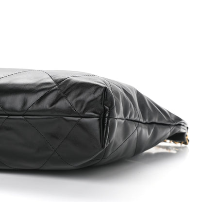 Chanel Shiny Calfskin Quilted Chanel 22 Black 11 of 11