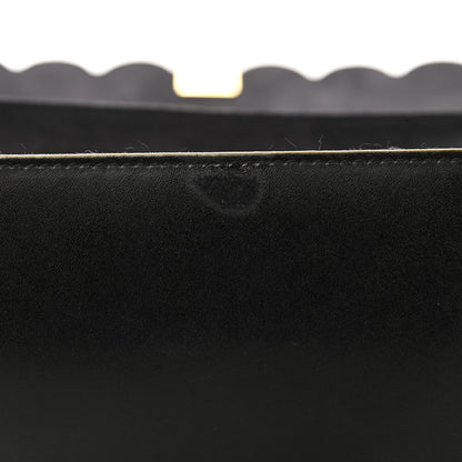 Fendi Vitello Liberty Scalloped Studded Kan I Shoulder Bag Black 12 of 16