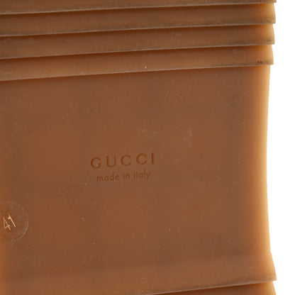 Gucci New Denim GG Monogram Angelina Platform 55mm Slide Sandals 41 Blue Tea 7 of 10