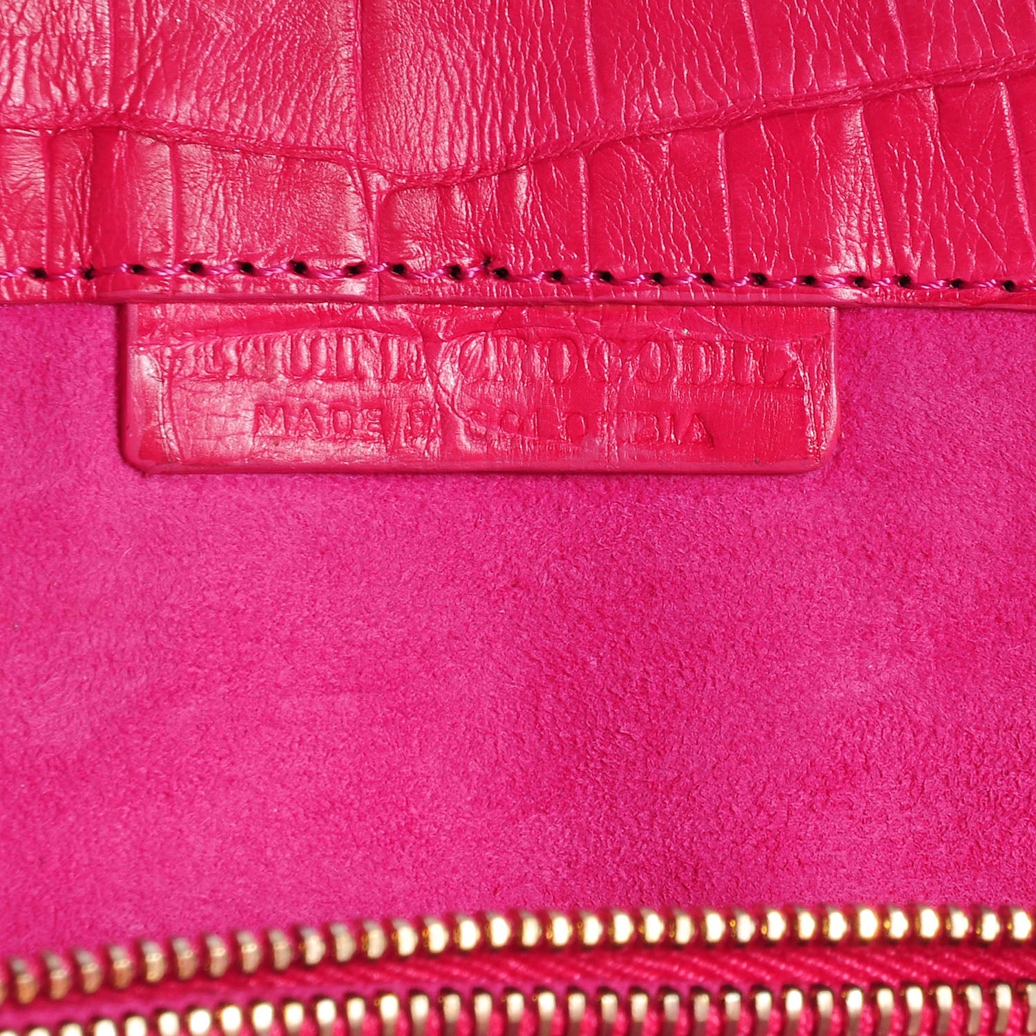 Nancy Gonzalez Crocodile Soft Flap Clutch Pink 7 of 7