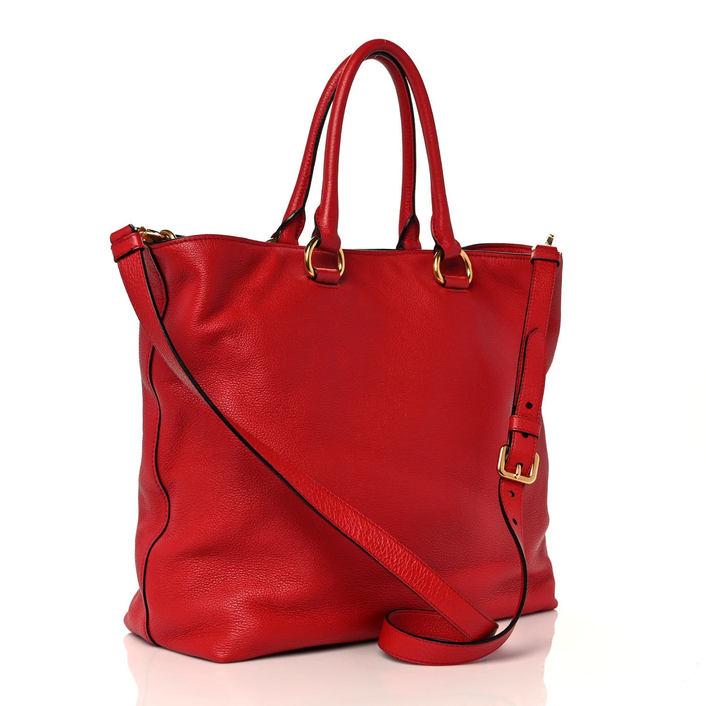 Vitello Phenix Tote Rosso