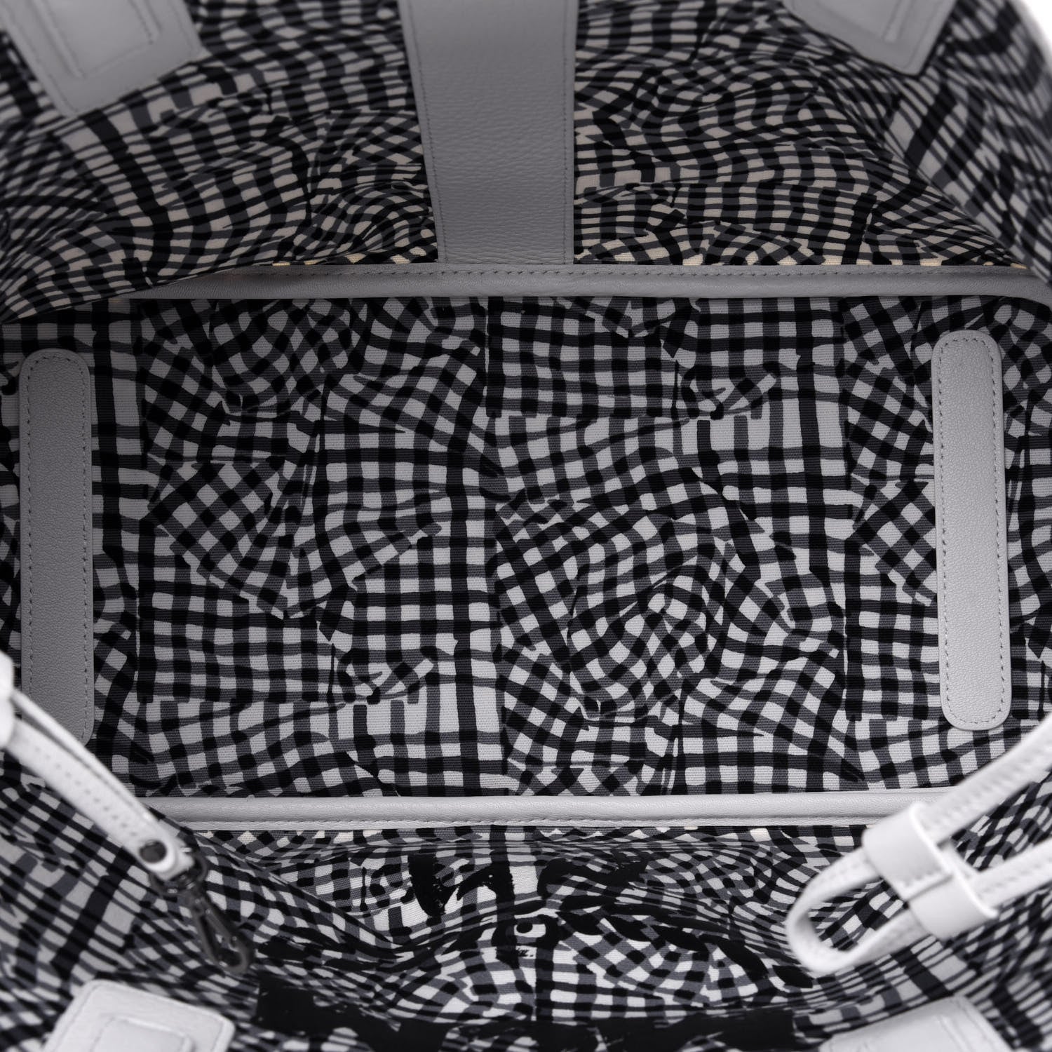 MCM Visetos Medium Liz Reversible Shopper Tote White 8 of 15