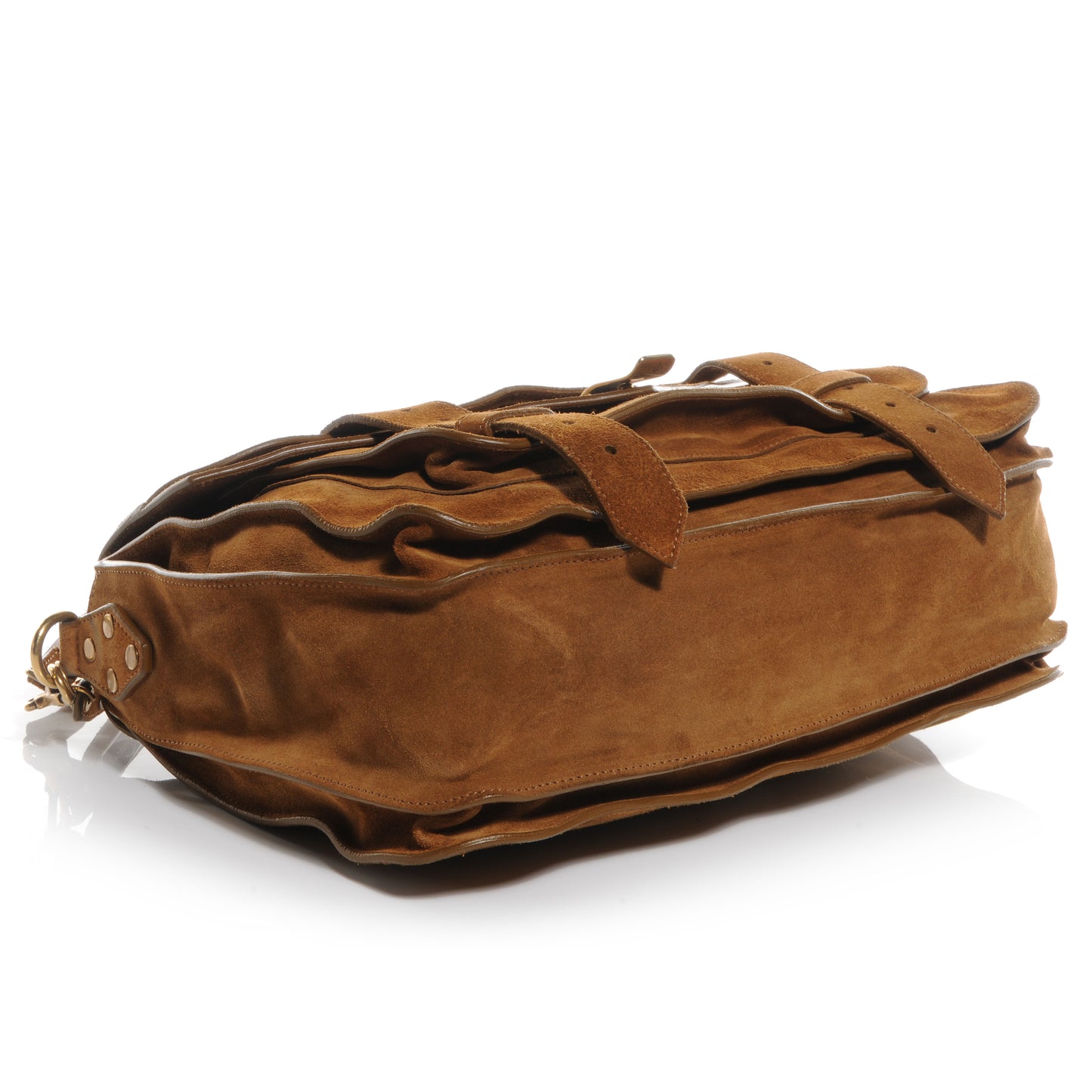 Suede PS1 Medium Satchel Tobacco