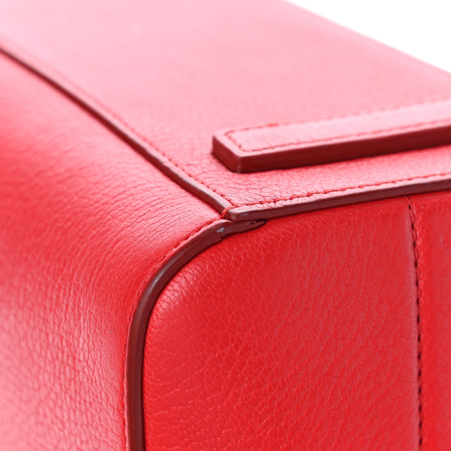 Sugar Goatskin Mini Antigona Medium Red