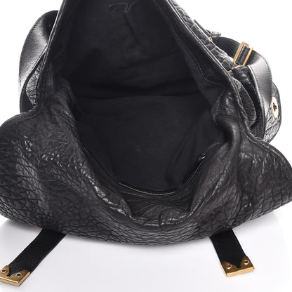 Saint Laurent Grained Calfskin Medium Besace Shoulder Bag Black 5 of 13