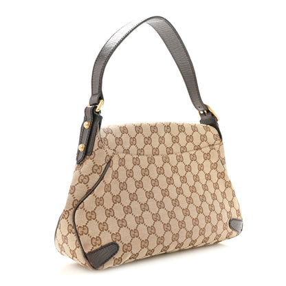 Gucci Monogram Horsebit Chain Flap Shoulder Bag Brown 3 of 14