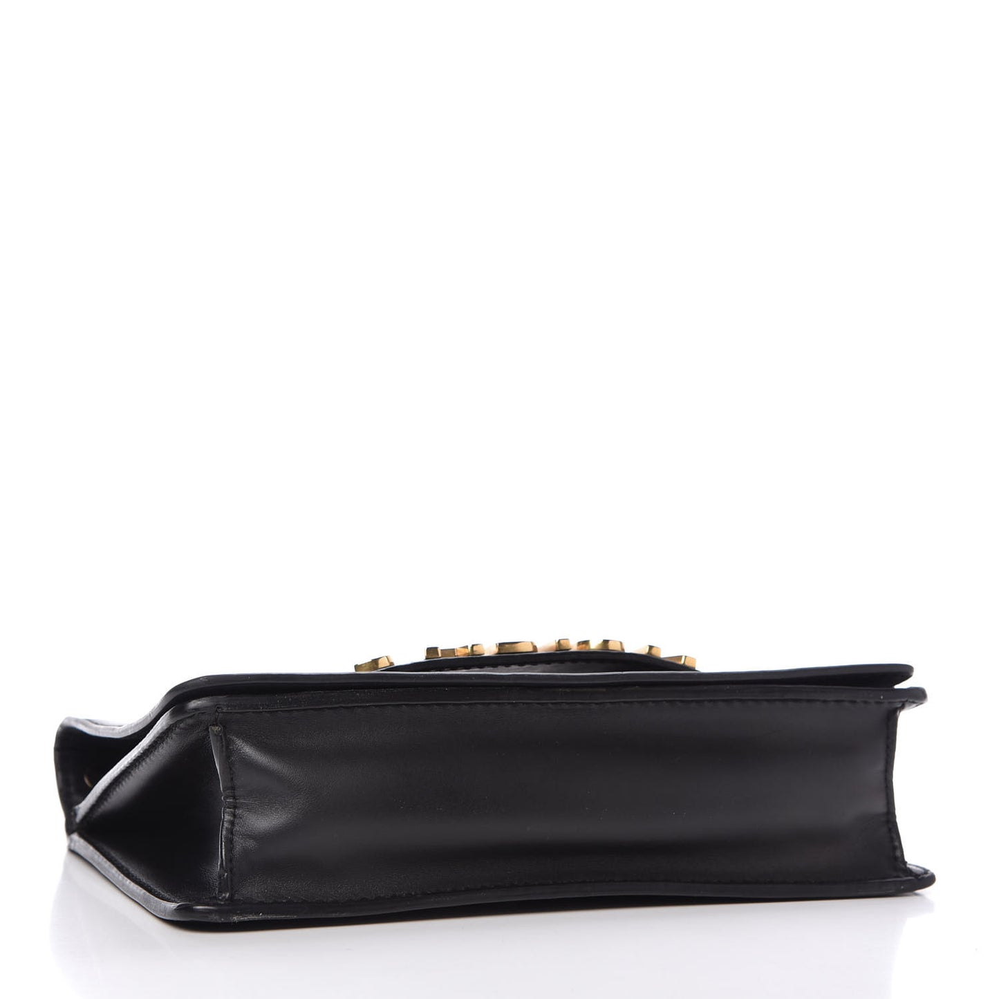 Calfskin J'Adior Chain Flap Bag Black