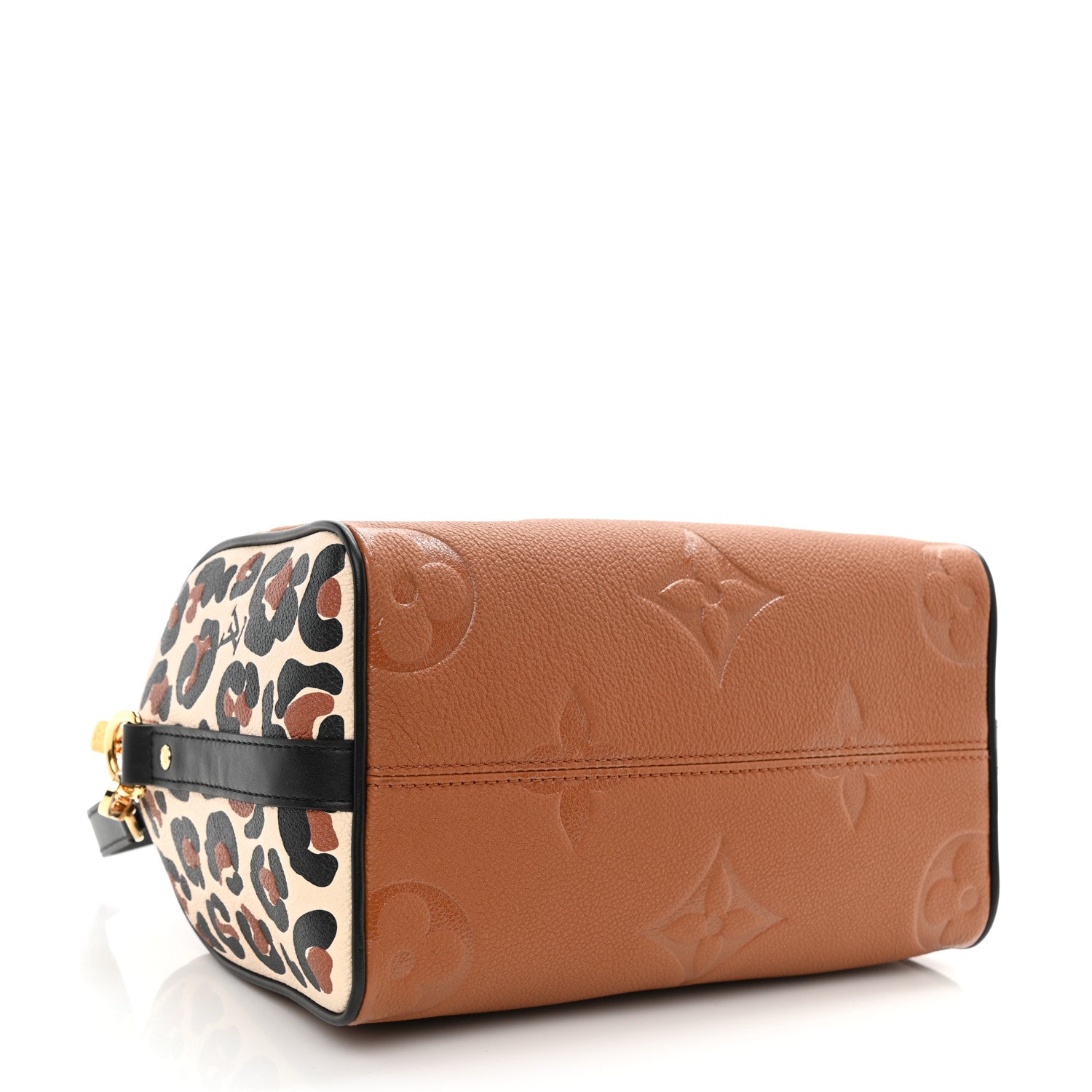 Louis Vuitton Empreinte Monogram Giant Wild At Heart Speedy Bandouliere 25 Caramel 4 of 8
