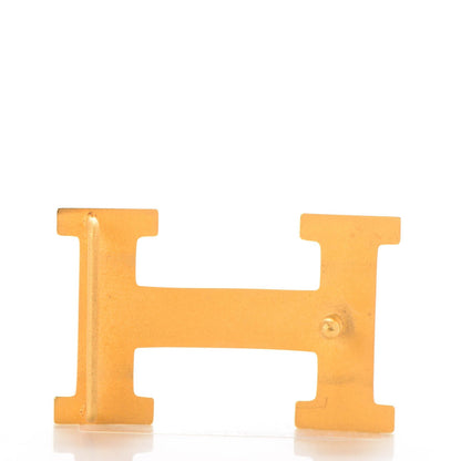 Hermes Polished 32mm H Belt Buckle Gold 3 of 5