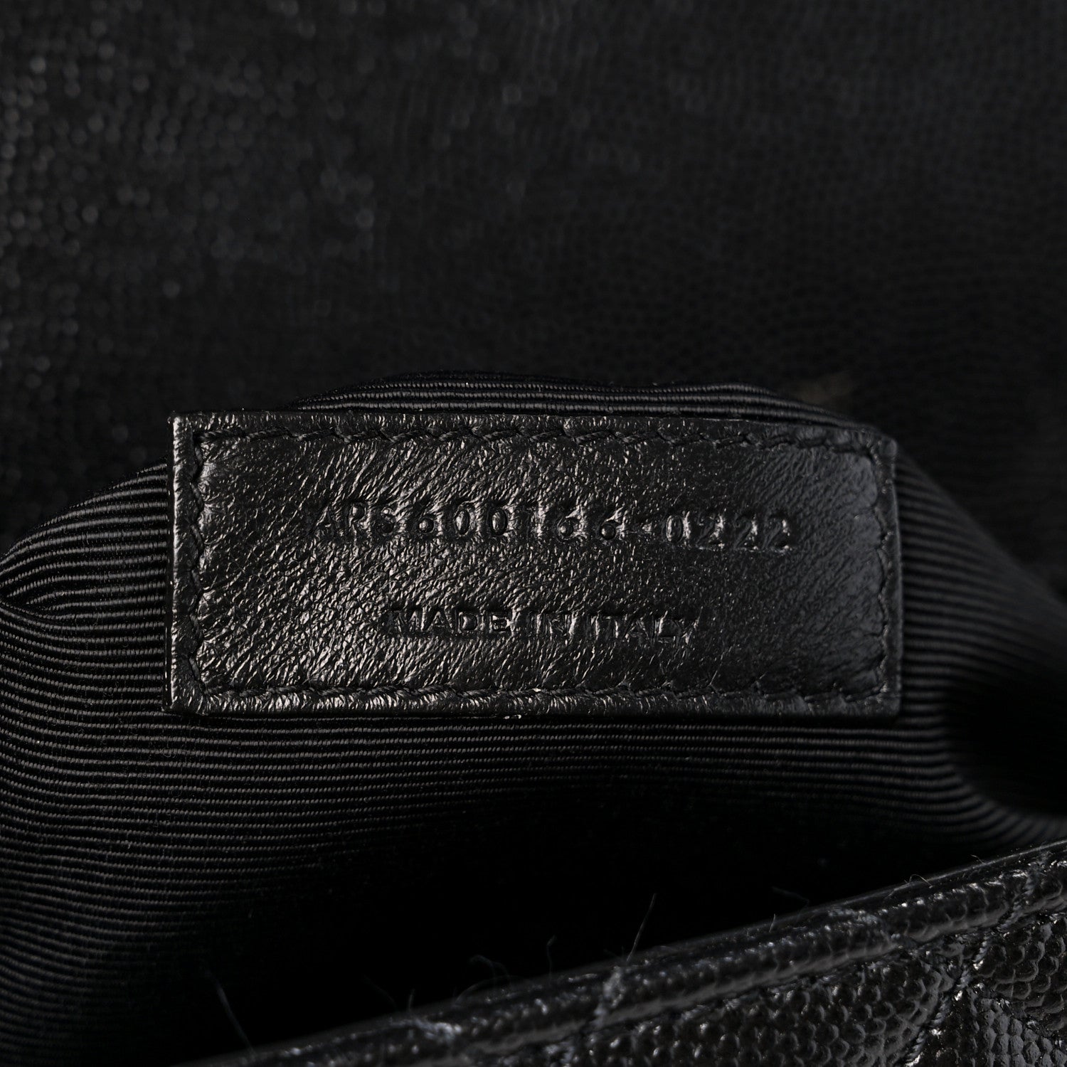 Saint Laurent Grain De Poudre Textured Mixed Matelasse Large Triquilt Monogram Monochrome Satchel Black 8 of 12