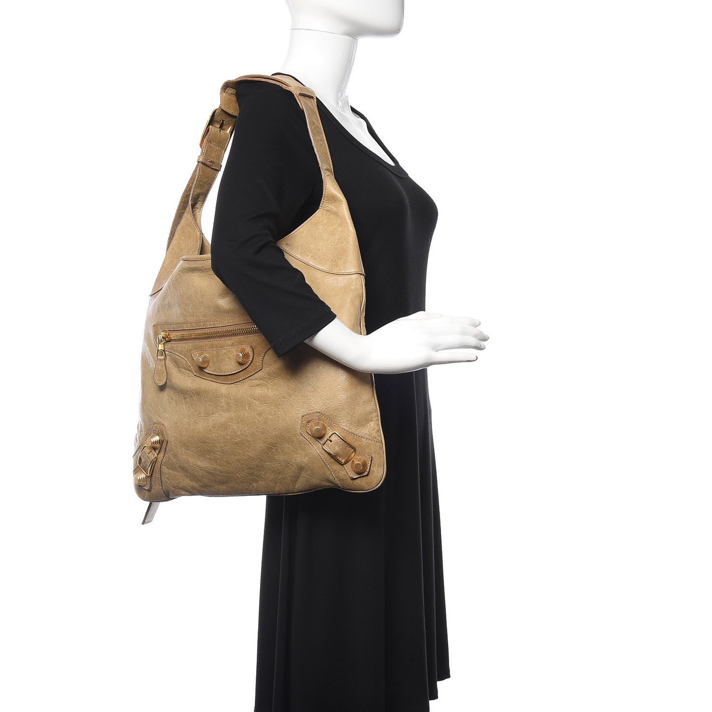 Agneau Giant 21 Gold Hardware Besace Hobo Seigle