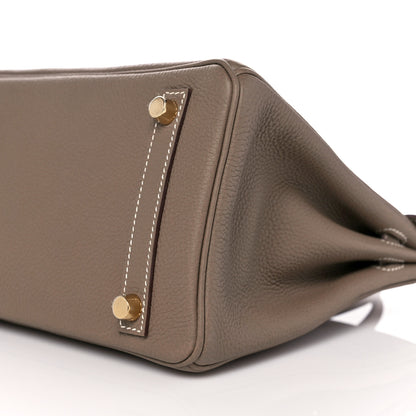 Hermes Togo Birkin 25 Etoupe 9 of 12