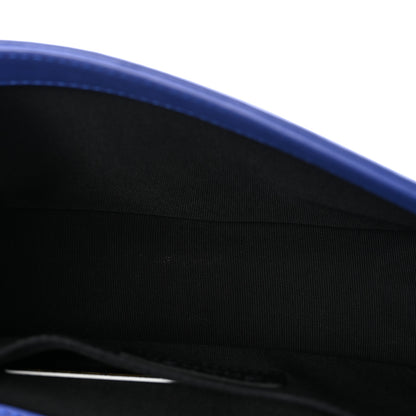 Chanel Calfskin Quilted Medium Boy Flap Blue 5 of 11