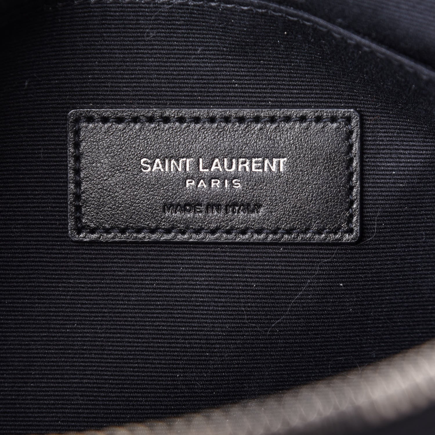 Saint Laurent Calfskin Matelasse Monogram Cassandre Tablet Pouch Black 6 of 11