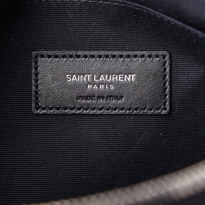 Saint Laurent Calfskin Matelasse Monogram Cassandre Tablet Pouch Black 6 of 11