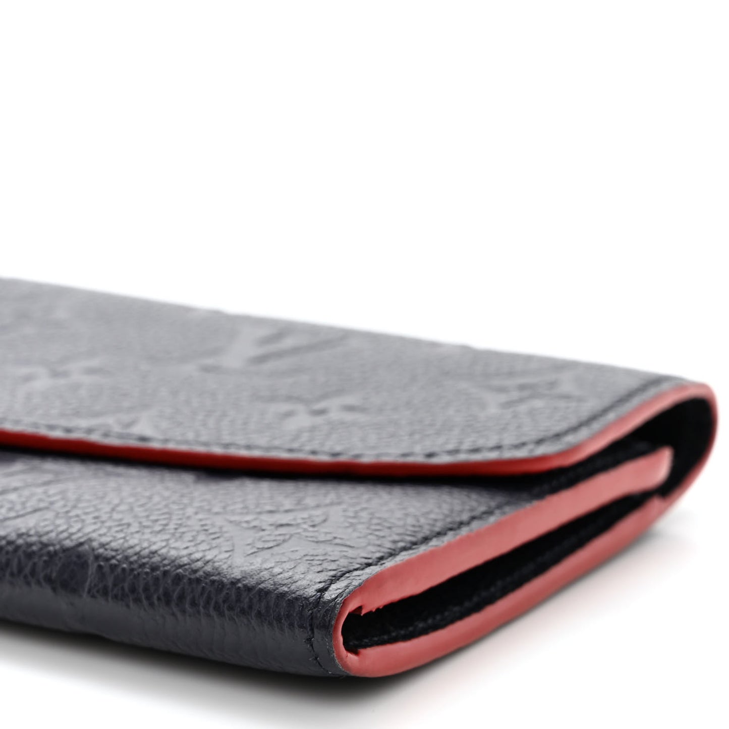 LOUIS VUITTON Empreinte Emilie Wallet Marine Rouge