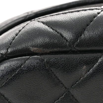 Chanel Lambskin Quilted Small Timeless Camera Case Black 13 of 14