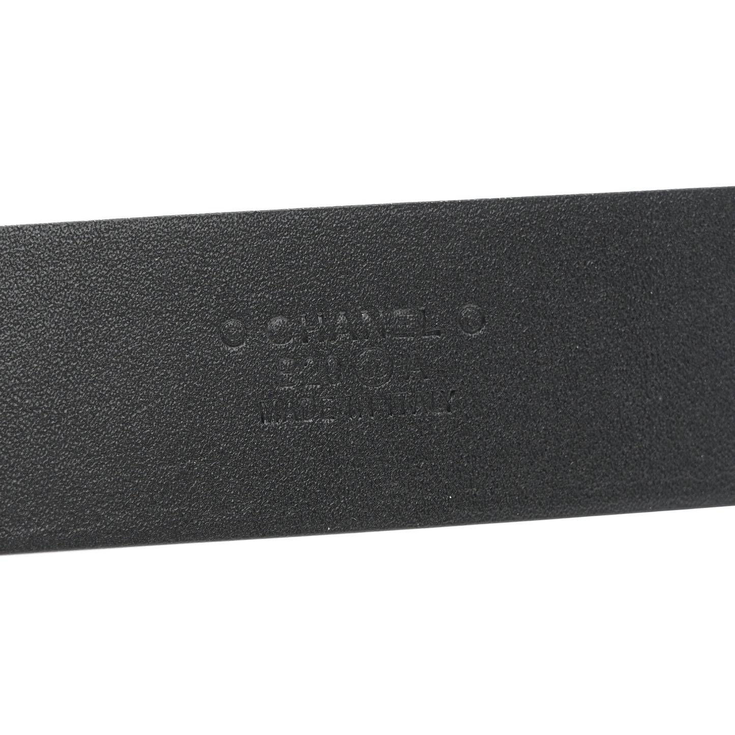 Calfskin Paris Button CC Belt 100 40 Black