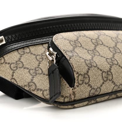 Gucci GG Supreme Monogram Belt Bag Black 9 of 13