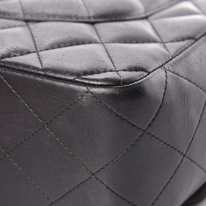Chanel Lambskin Quilted Jumbo Double Flap Black 13 of 16