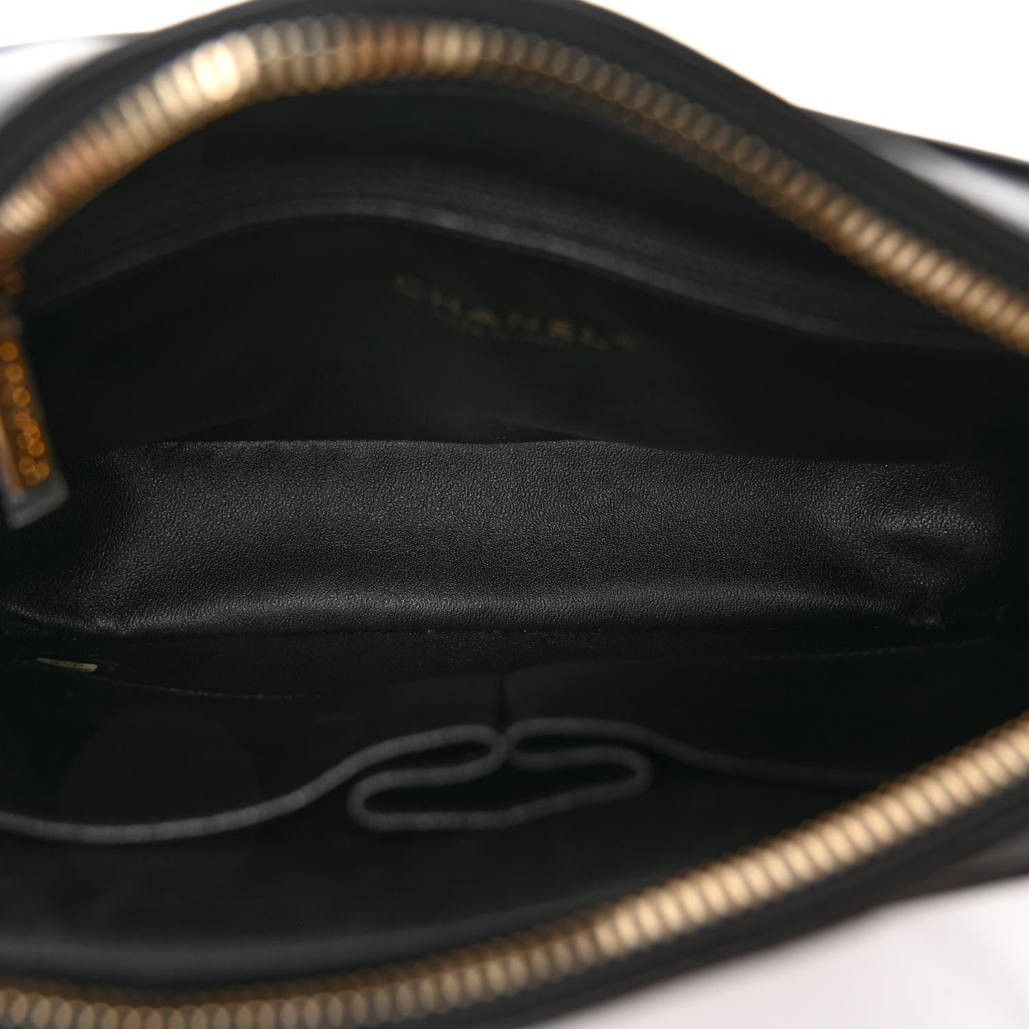 Chanel Lambskin Quilted Medium CC Crown Camera Case Black 5 of 9