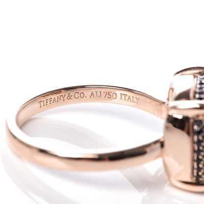Tiffany 18K Rose Gold Black Spinel 12mm Paloma Picasso Sugar Stacks Ring 54 7 6 of 6