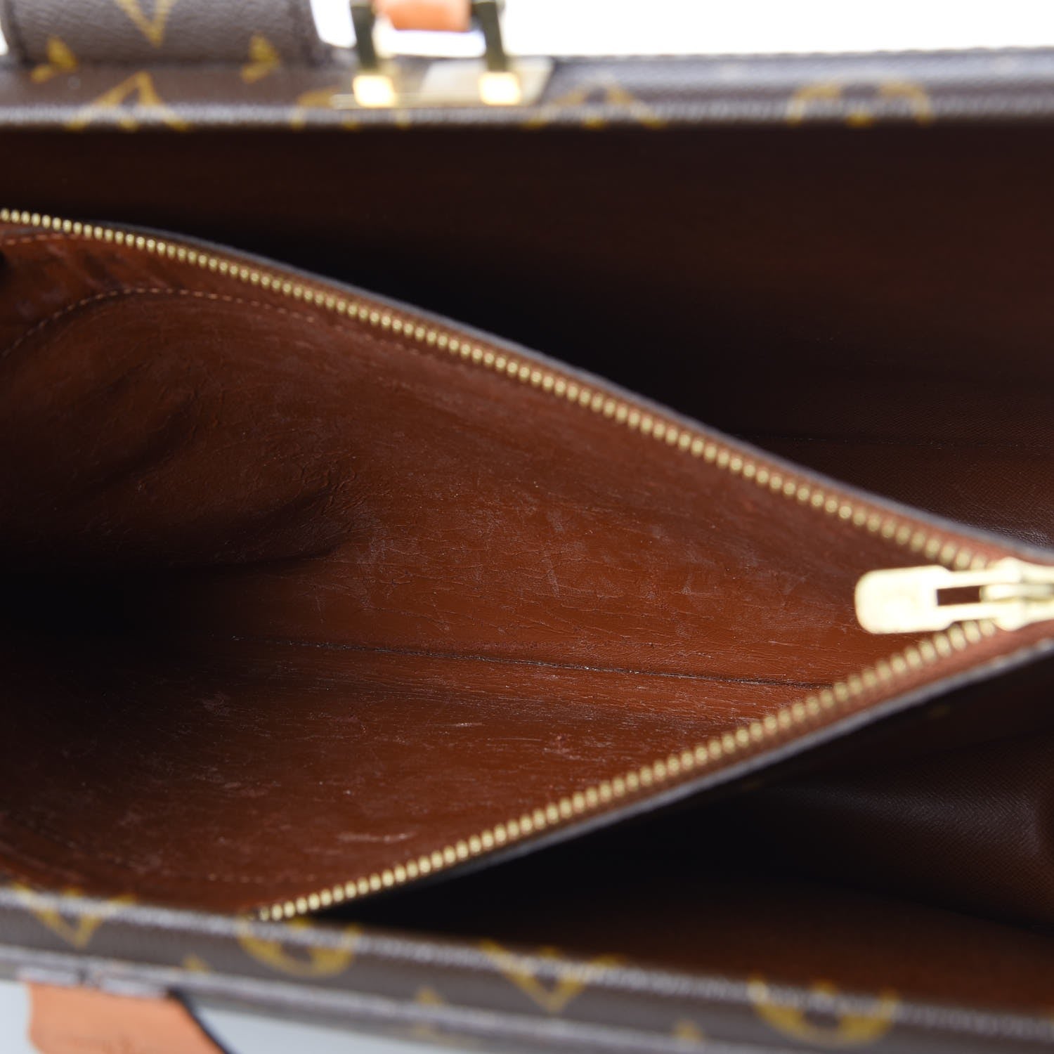 Louis Vuitton Monogram Serviette Fermoir Briefcase 18 of 22