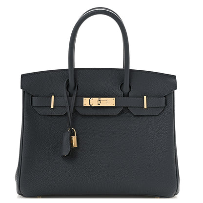 Hermes Togo Birkin 30 Gris Misty 1 of 14