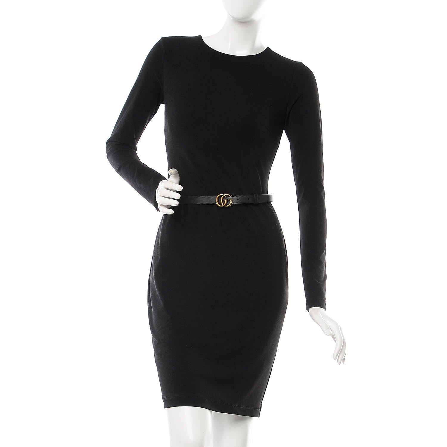 Gucci Calfskin Double G 20mm Belt 95 38 Black 2 of 7