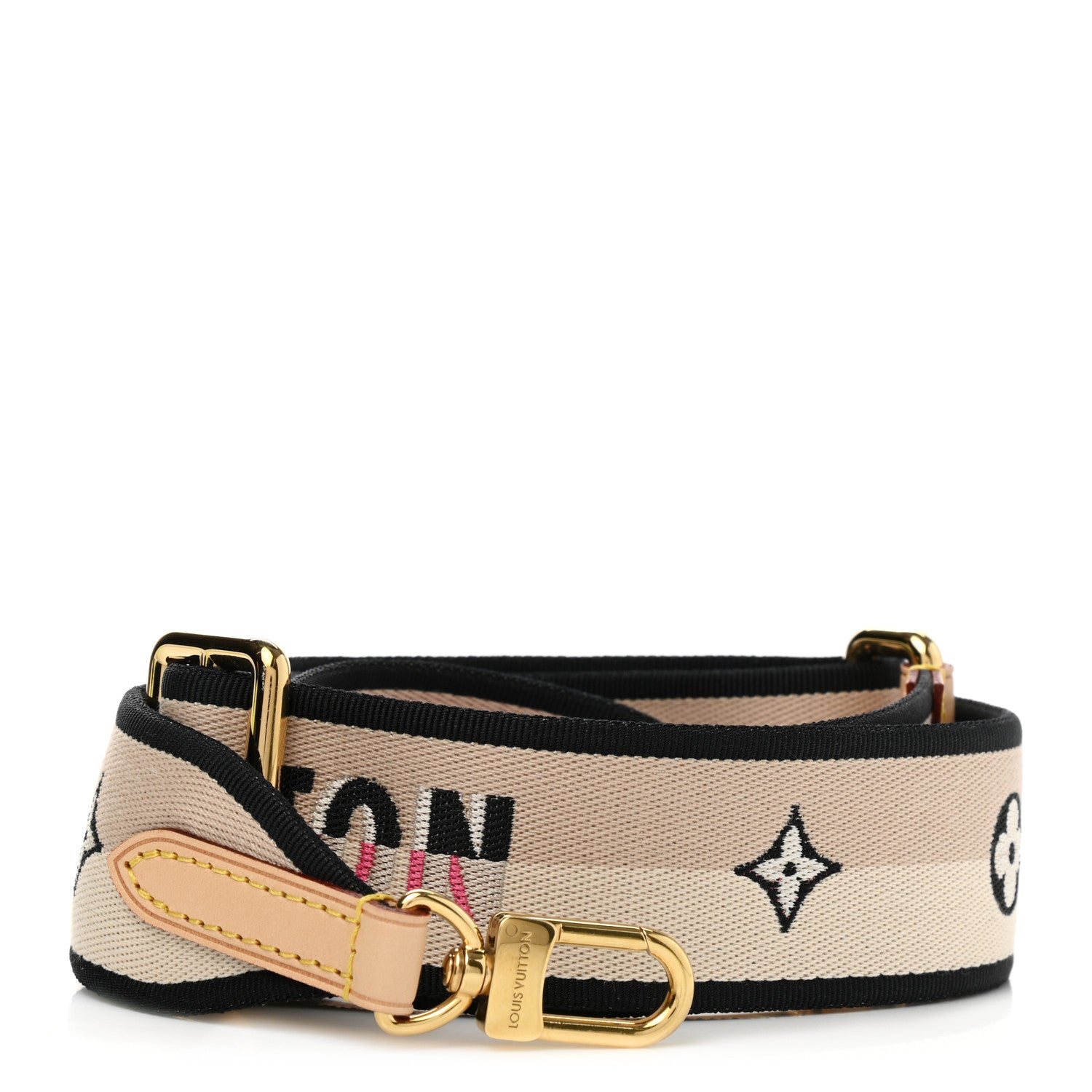 Louis Vuitton Jacquard Speedy Bandouliere 20 Shoulder Strap Black 1 of 4