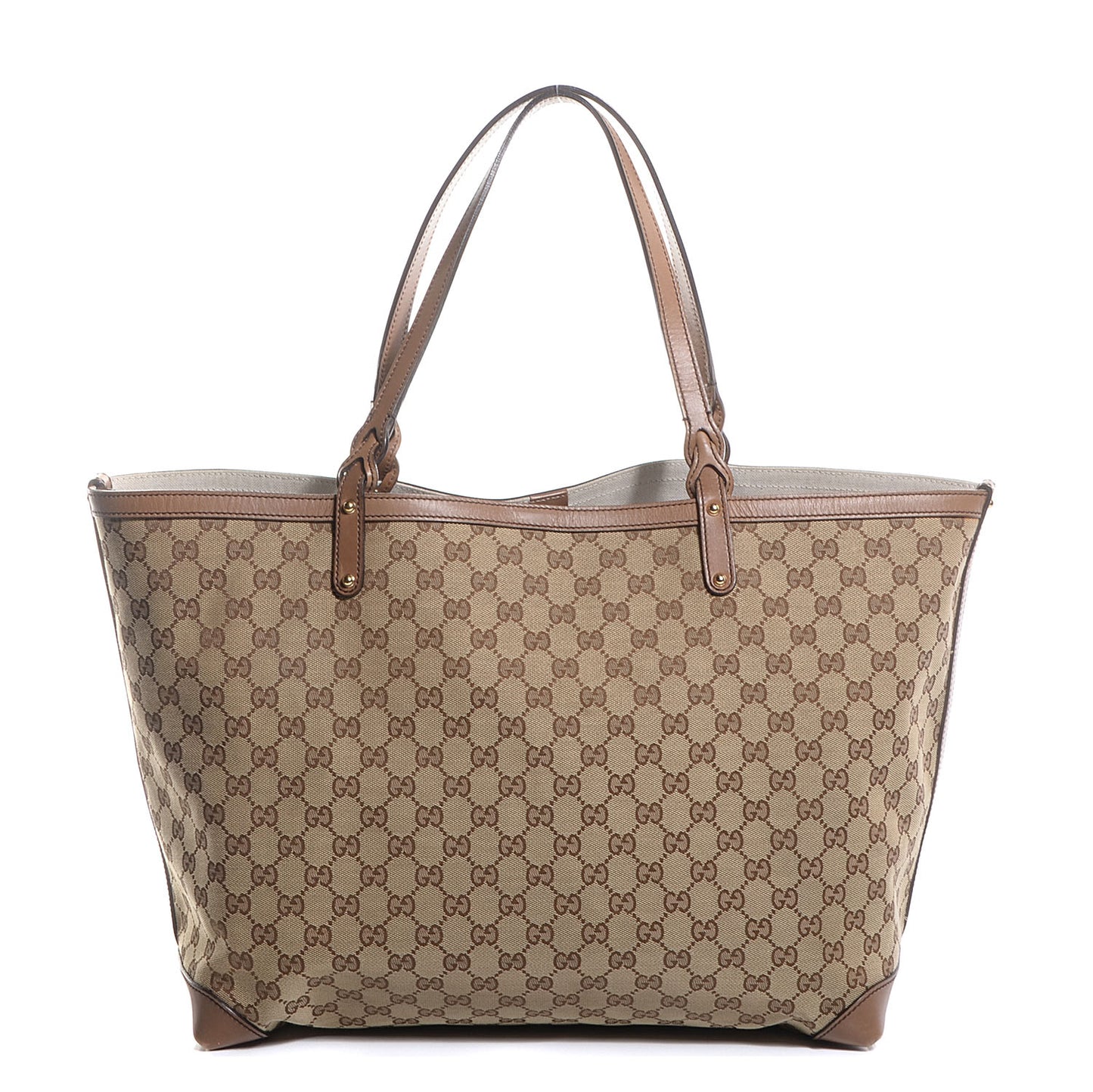 Monogram Large Craft Tote Light Brown