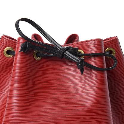 Louis Vuitton Epi Petit Noe Red Black 8 of 10