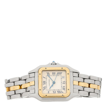 Cartier Stainless Steel 18K Yellow Gold 27mm Panthere Quartz Watch 2 of 4