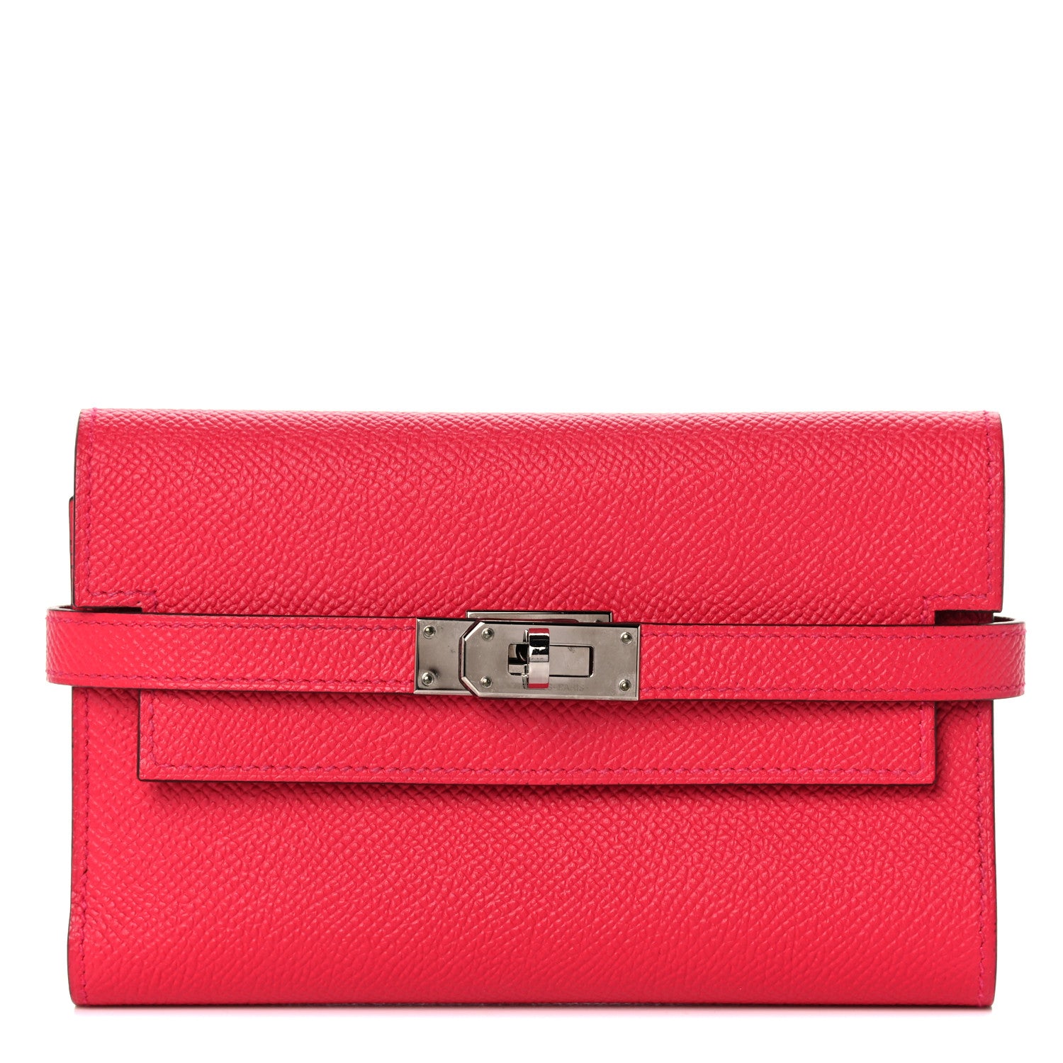 Hermes Epsom Medium Kelly Wallet Rose Extreme 1 of 11