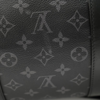 Louis Vuitton Monogram Eclipse Keepall Bandouliere 55 11 of 12