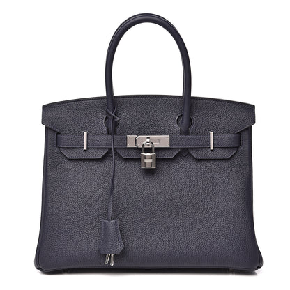 Hermes Togo Birkin 30 Bleu Nuit 1 of 29