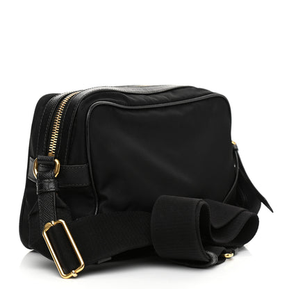 Prada Tessuto Nylon Soft Calf Camera Bag Black 3 of 11