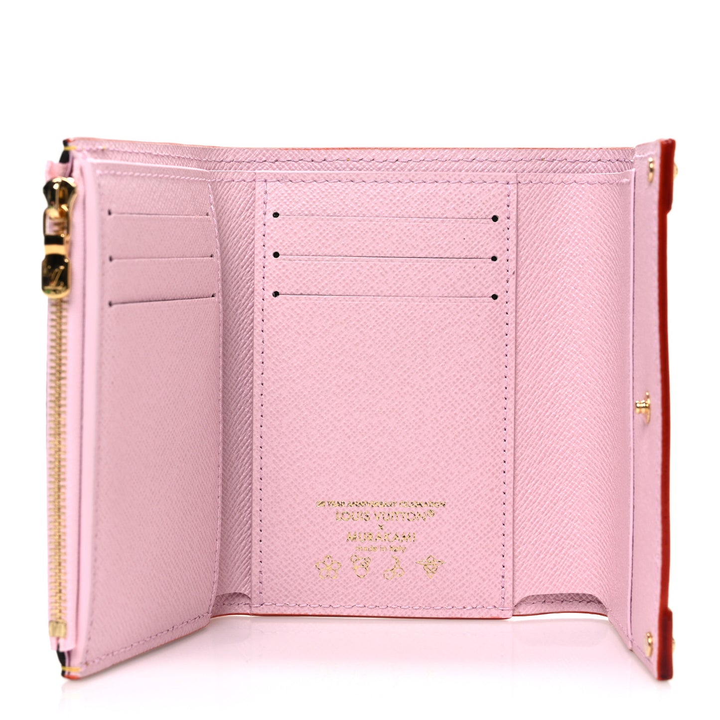LV X TM Monogram Cherry Blossom Victorine Wallet Sakura Brown