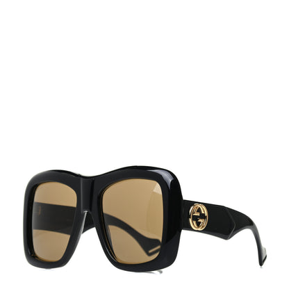 Gucci Acetate Square Frame Sunglasses GG0498S Black 1 of 8