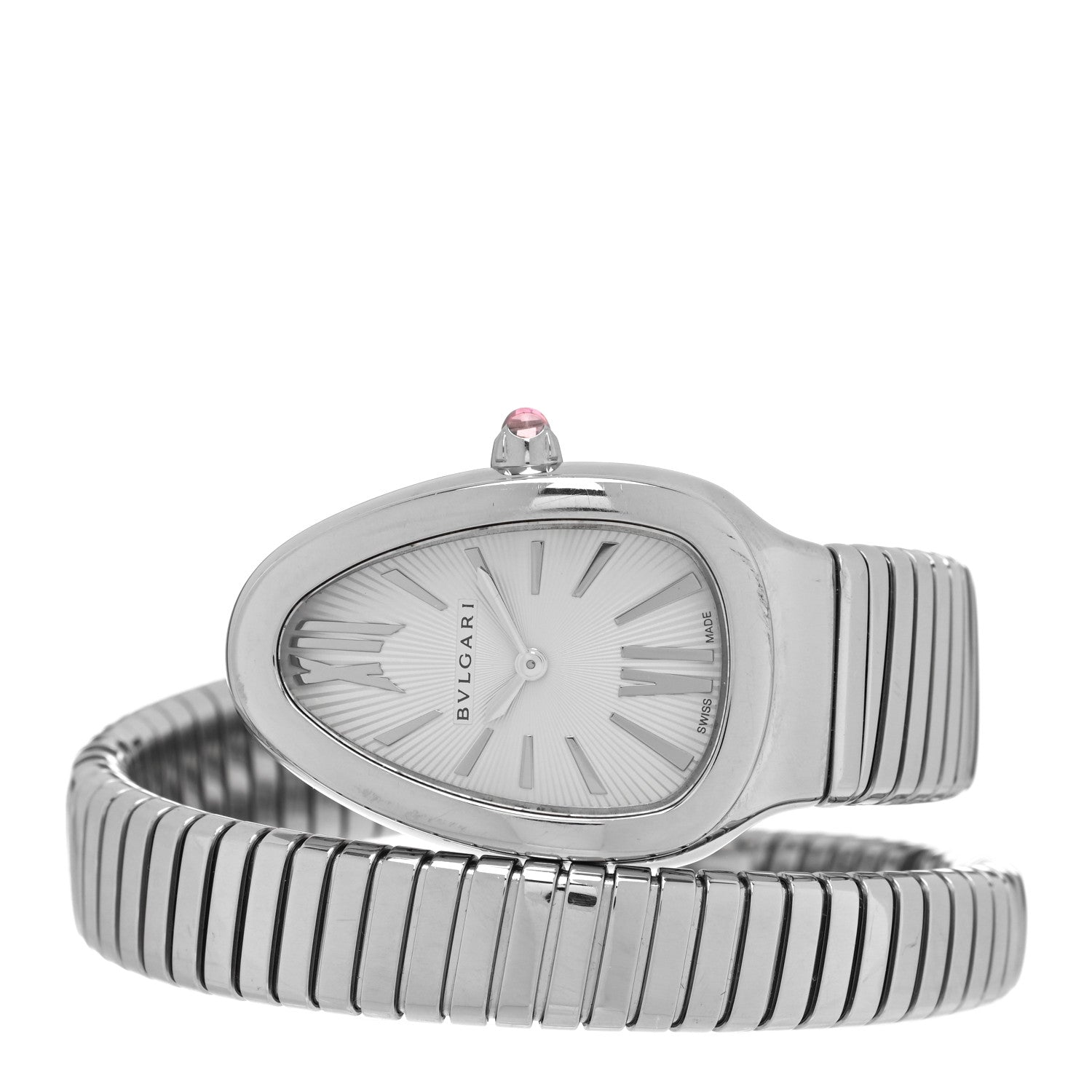 Bulgari Stainless Steel 35mm Serpenti Tubogas Quartz Watch 2 of 5