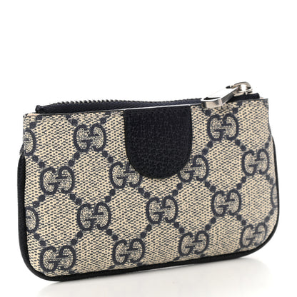 Gucci GG Supreme Monogram Web Ophidia Key Case Beige Blue 3 of 7