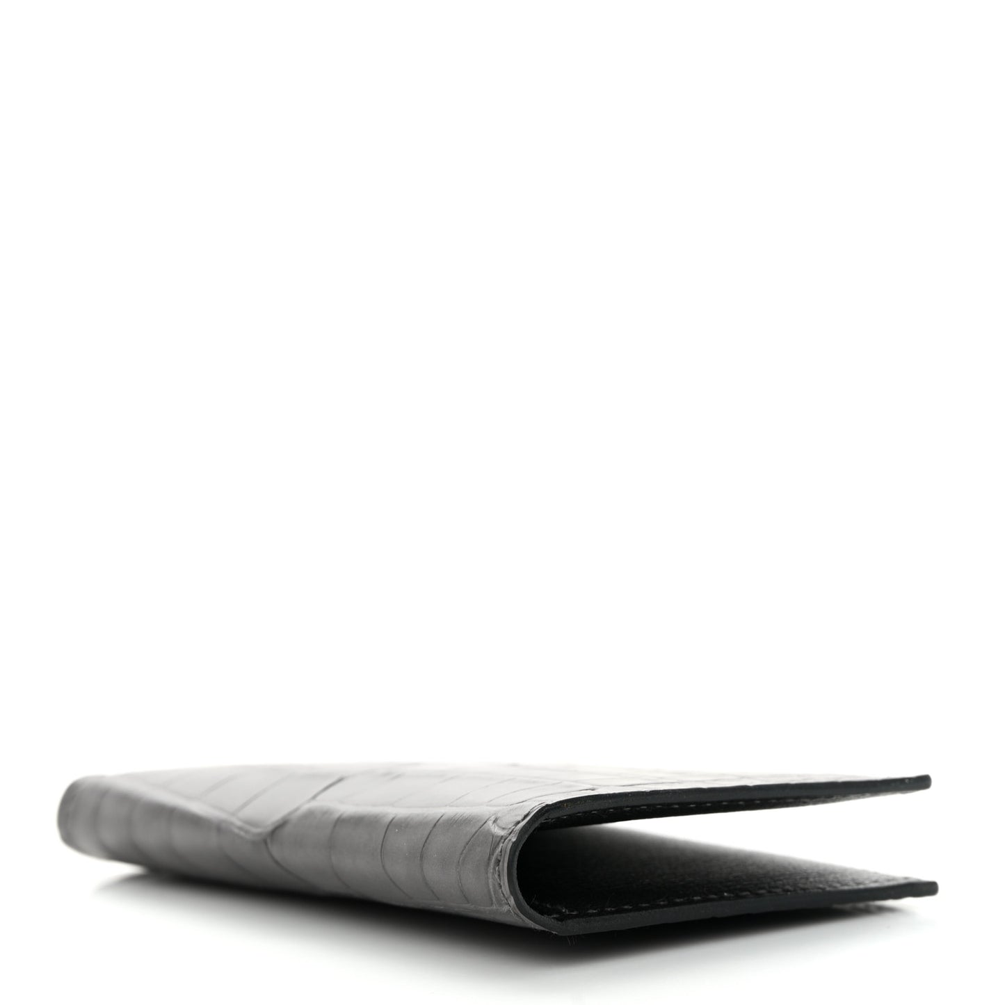 Matte Alligator MC2 Euclide Card Holder Graphite