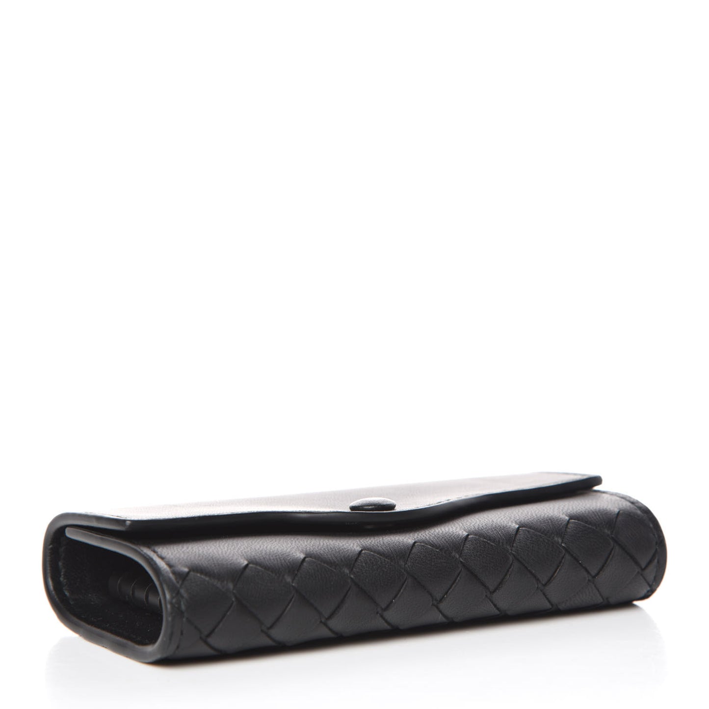 Nappa Intrecciato 6 Key Holder Black