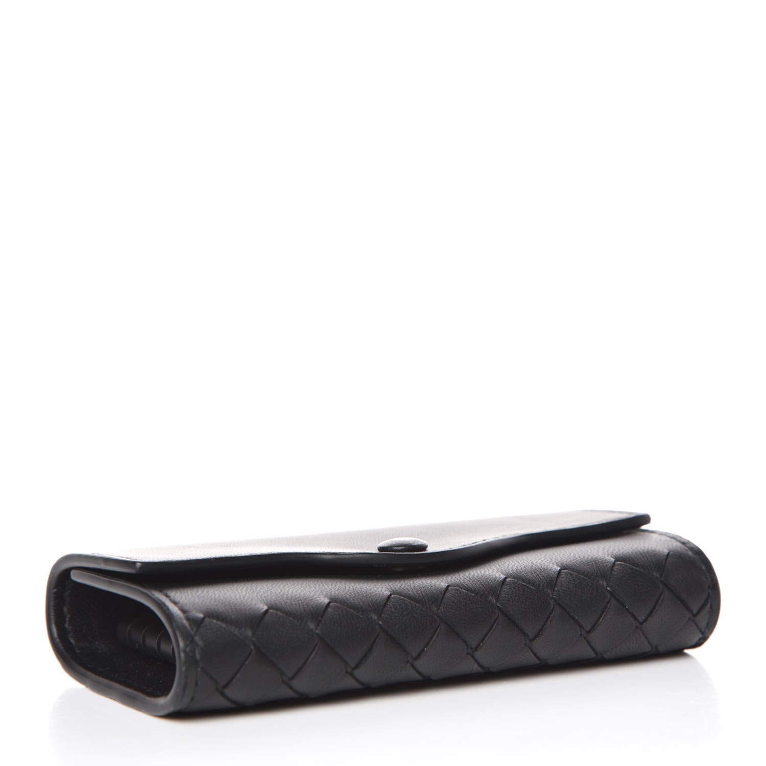 Bottega Veneta Nappa Intrecciato 6 Key Holder Black 4 of 9