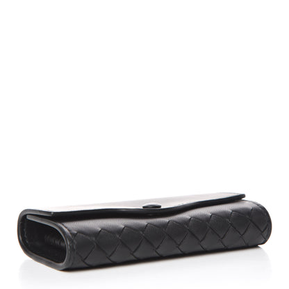 Bottega Veneta Nappa Intrecciato 6 Key Holder Black 4 of 9